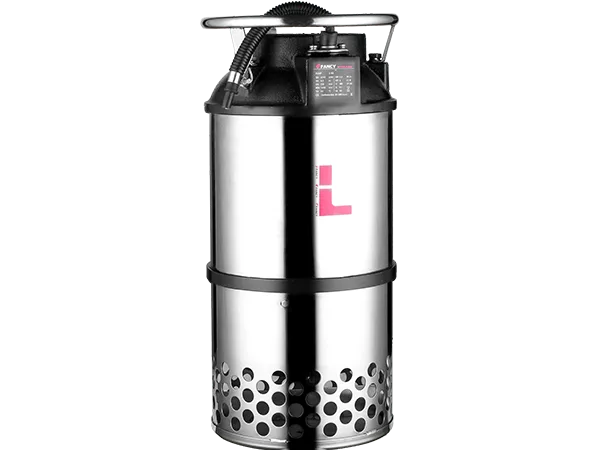 FANCY L high-flow submersible pump with a perforated intake at the base